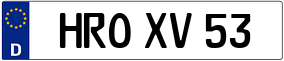 Truck License Plate